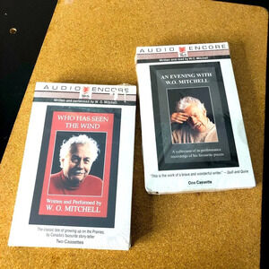 3/$15 Audio Encore Cassettes W.O. Mitchell 1997 Sealed